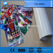 Inkjet printing 100mic glossy removable self adhesive vinyl sticker paper